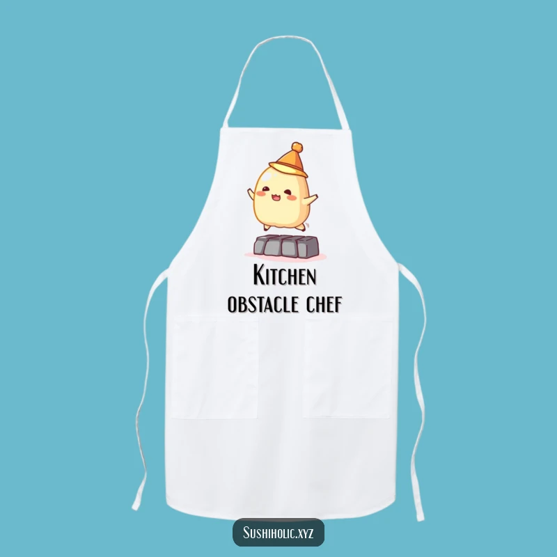 Funny Tamago Sushi Apron - Mischievous Chef's Gear, Hilarious Foodie Gift