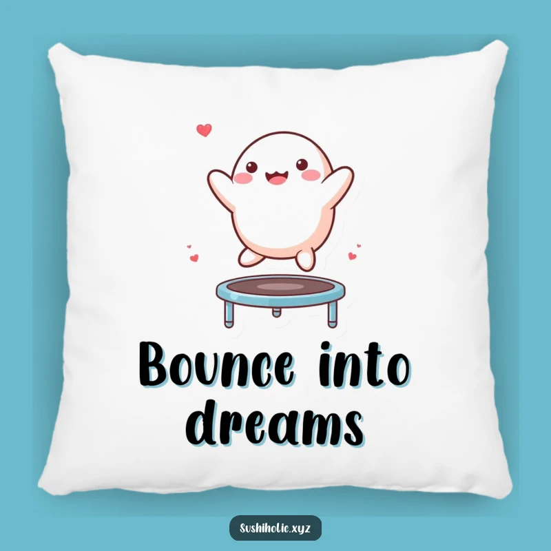 Funny Mochi Trampoline Pillow: Soft Bouncing Character Cushion, Comfortable Comedic Gift