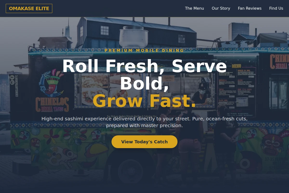 Sashimi Food Truck