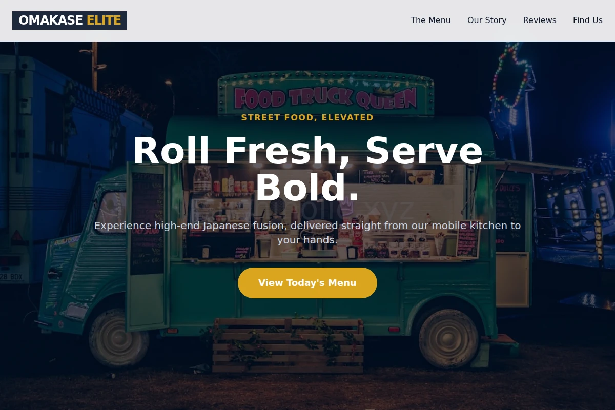 Gourmet Food Truck