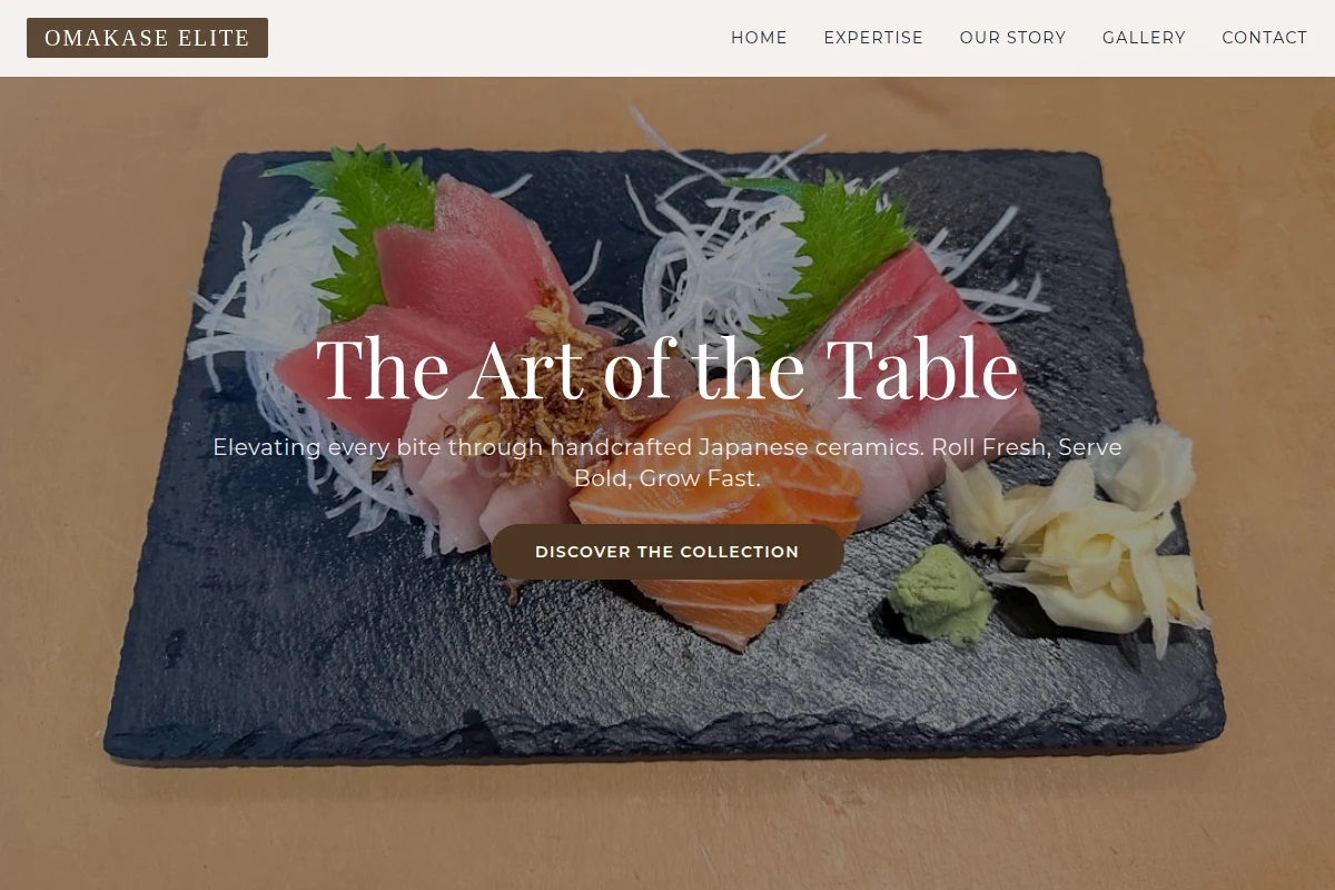 Ceramic Japanese Food