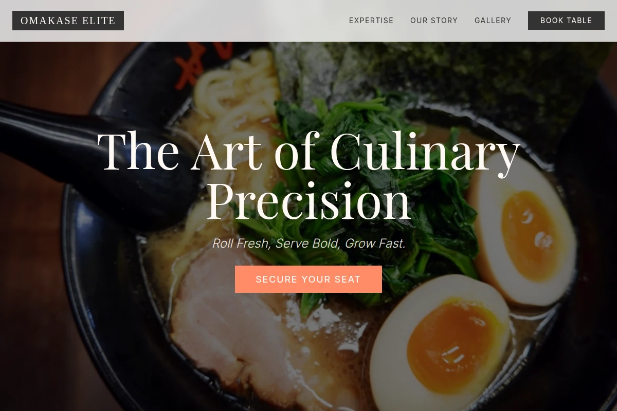 Precision Japanese Food