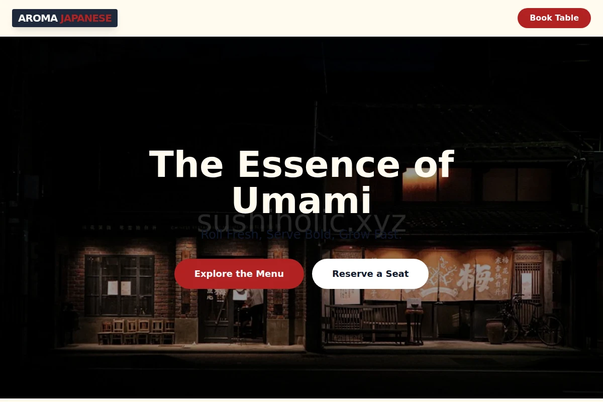 Aroma Japanese Food