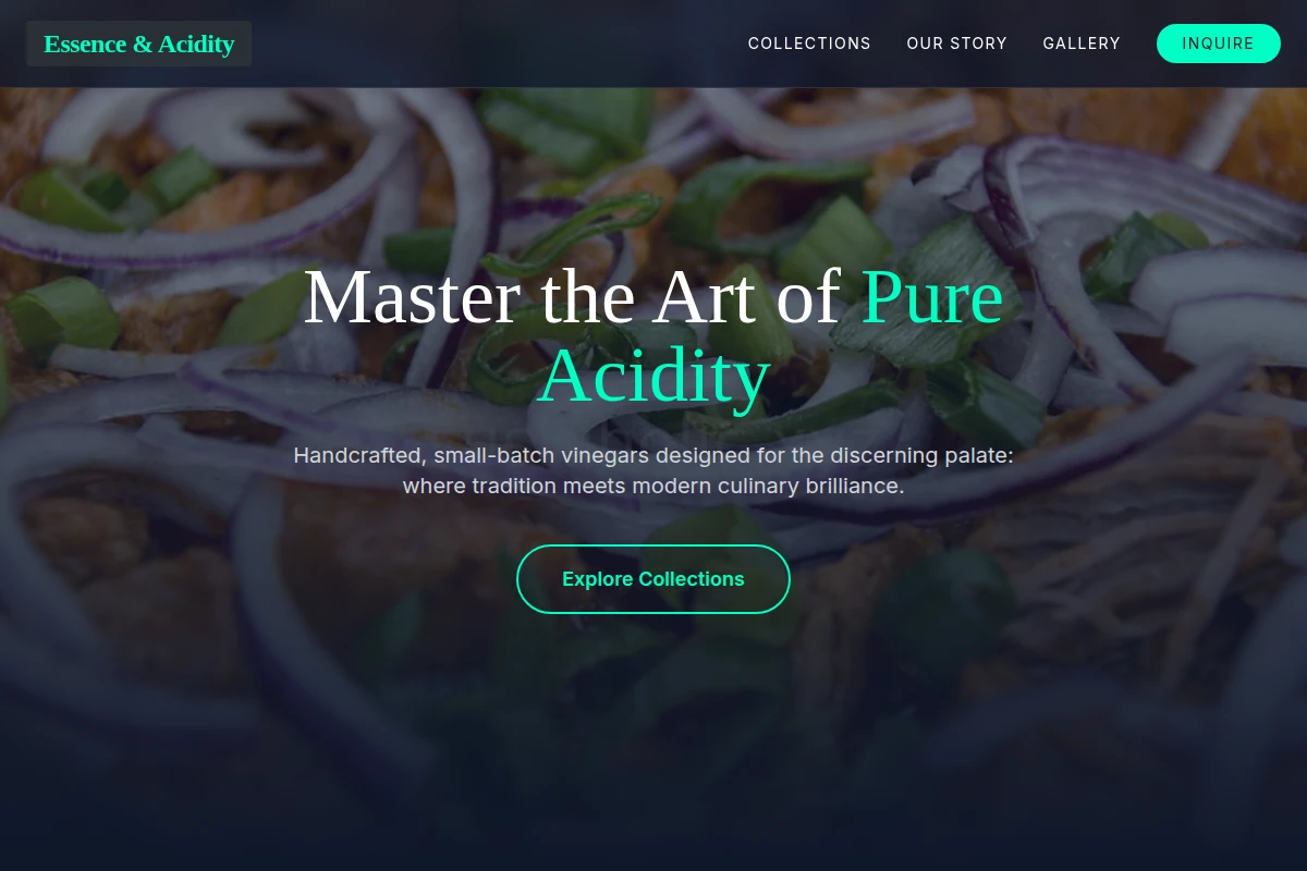 Vinegar Specialty Food