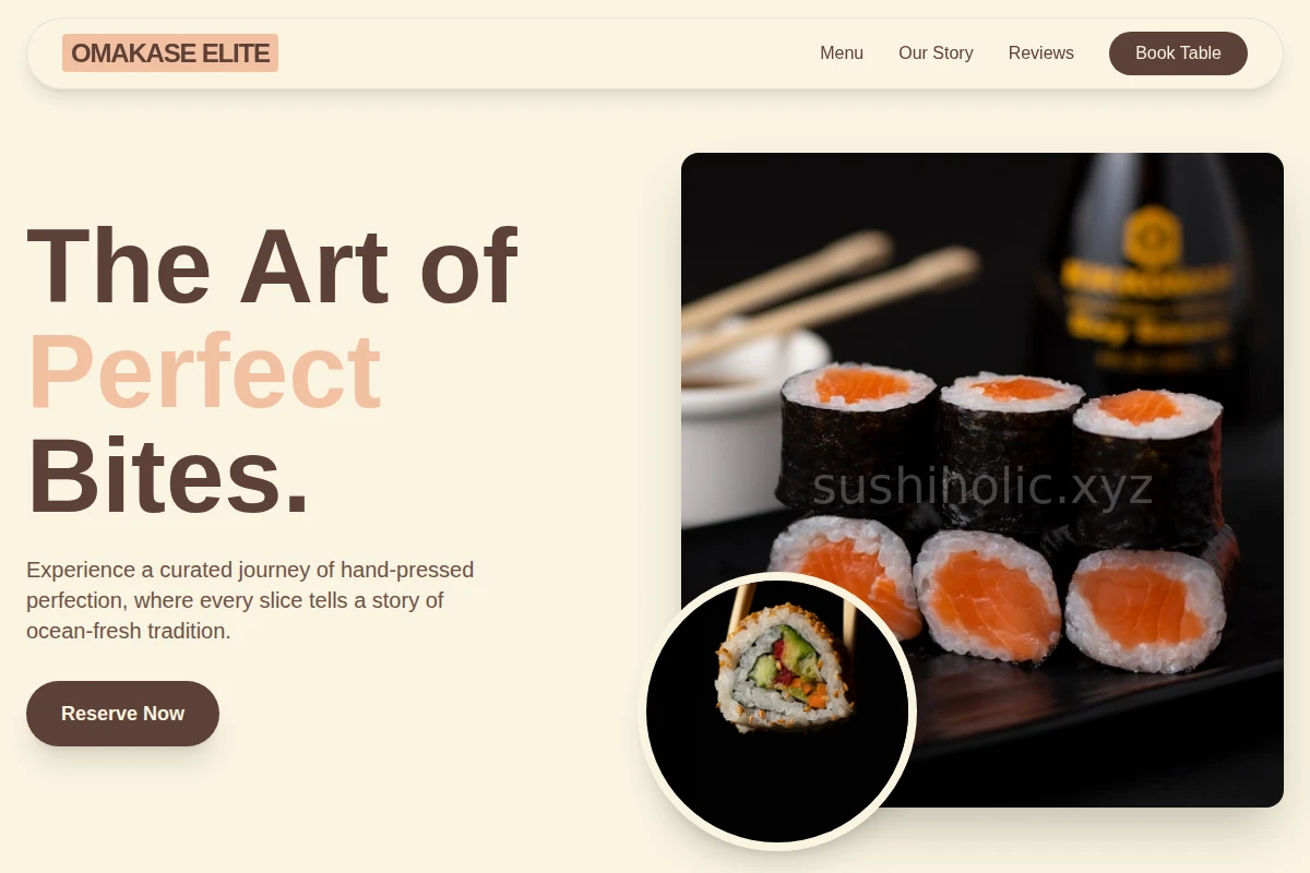 Minimalist Sushi