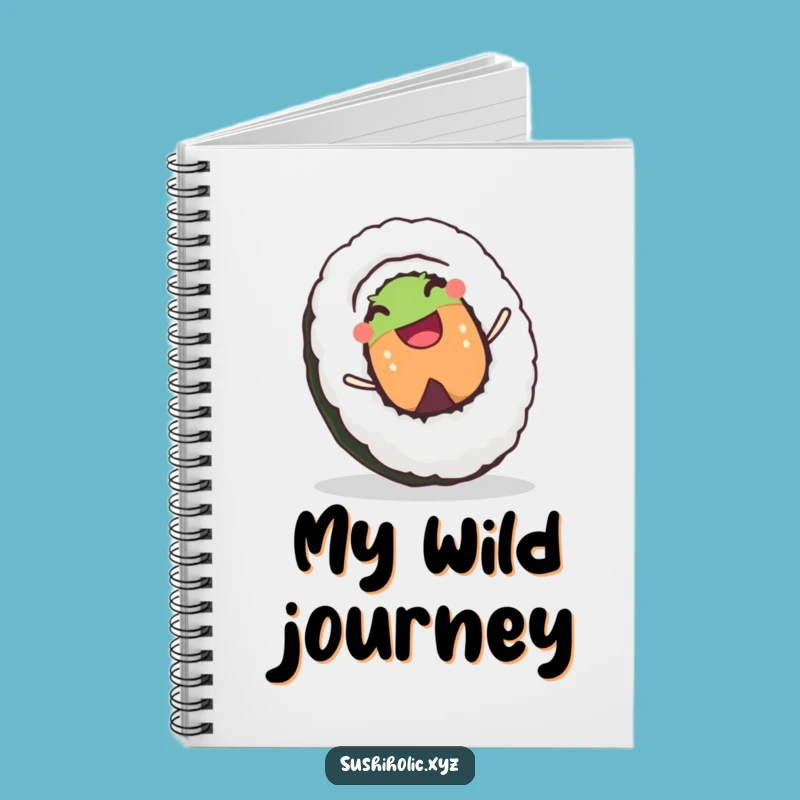 Funny Sushi Roll Notebook: Jot Down Ideas with Rolling Fun
