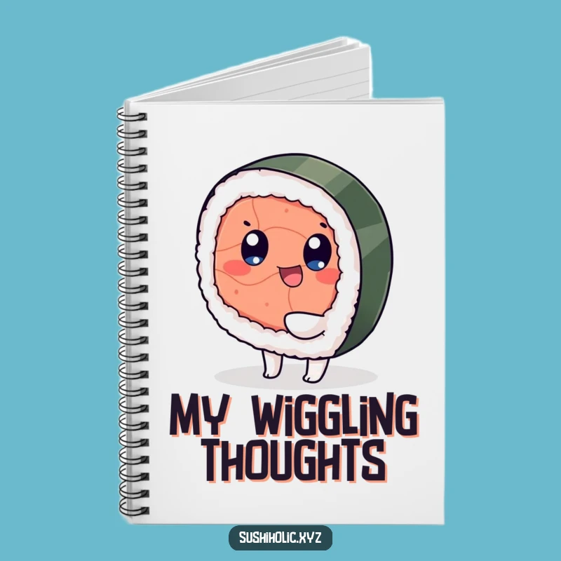Funny Tuna Sushi Notebook - Playful Journal, Hilarious Foodie Gift